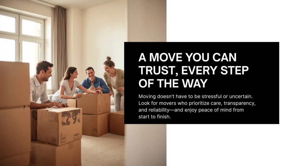 Confident family trusting Movers in North York for a smooth relocation