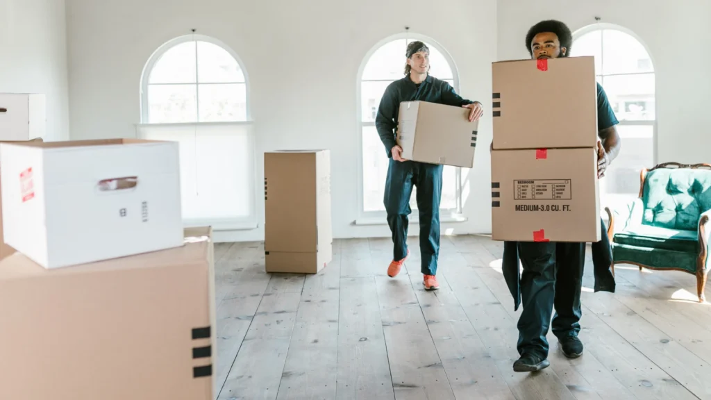 Furniture Moving Services with professional packing materials