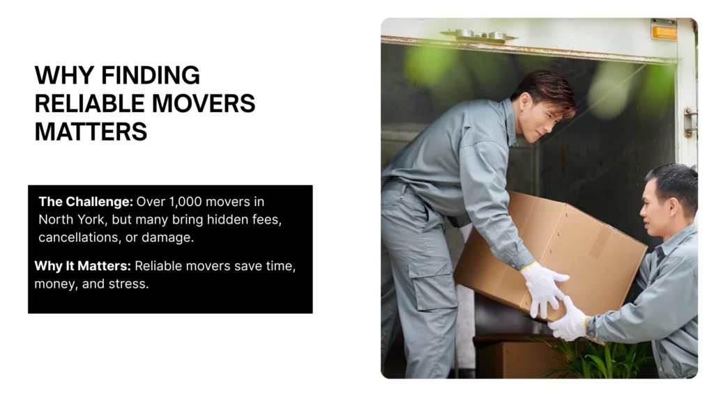 Importance of choosing reliable Movers in North York to avoid stress and hidden fees