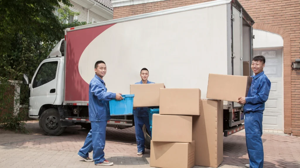 Movers in North York handling belongings with care and professionalism